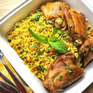 fried rice & chicken